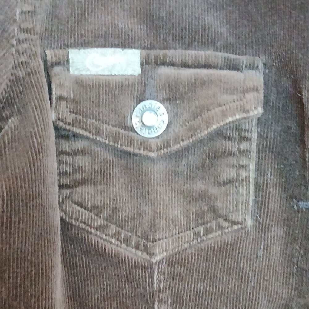 Candie's Brown Corduroy Jacket for Kids - Picture 3 of 3